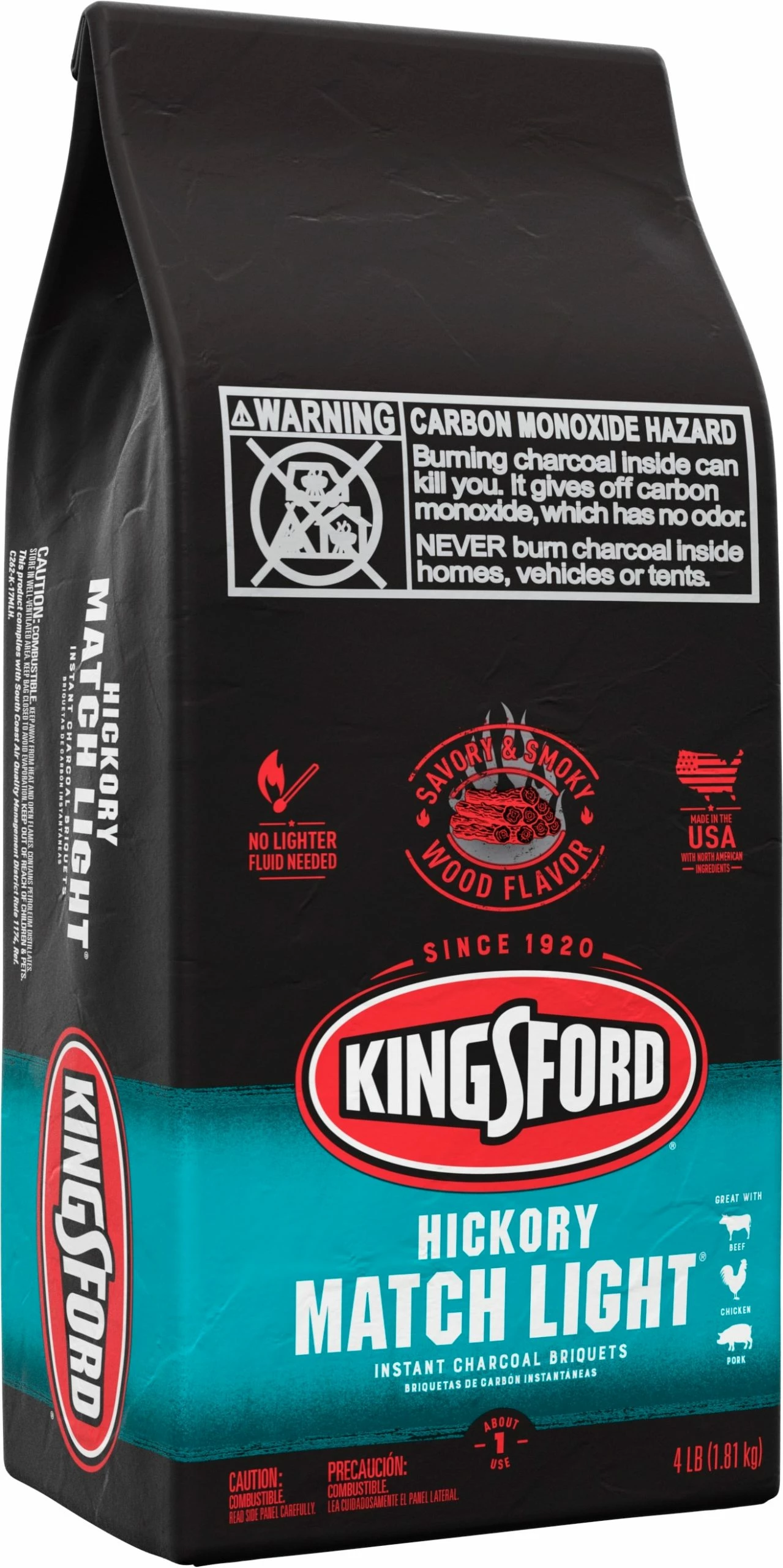 Hot Sale โ Kingsford Grilling Fuels Match Light 4-lb Hickory Charcoal Briquettes ๐ฅ 3 Hot Sale โ Kingsford Grilling Fuels Match Light 4-lb Hickory Charcoal Briquettes ๐ฅ - Image 3