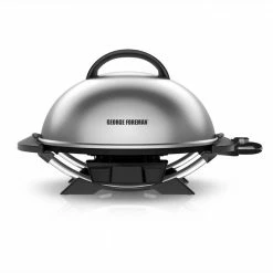 Best Sale 🌟 George Foreman Grills 1600-Watt Silver Electric Grill 🧨