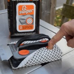 Brand new 🌟 Proud Grill Company Grilling Tools & Accessories Grill Cleaner Kit Steel Wool Plastic 3-in Grill Brush and Scouring Pad 😍 -Deals Grills & Outdoor Cooking Store 40467845