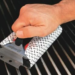 Brand new 🌟 Proud Grill Company Grilling Tools & Accessories Grill Cleaner Kit Steel Wool Plastic 3-in Grill Brush and Scouring Pad 😍 -Deals Grills & Outdoor Cooking Store 40467847