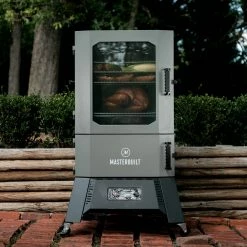 Discount 😀 Masterbuilt Smokers 40-inch Digital Charcoal Smoker in Gray ❤️ -Deals Grills & Outdoor Cooking Store 40778423 scaled