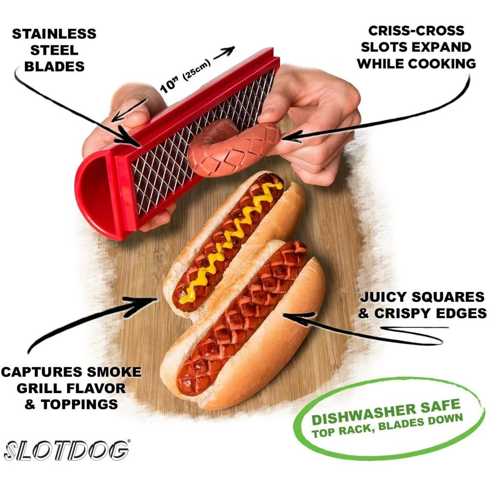 Cheap ๐ SLOTDOG Grilling Tools & Accessories Stainless Steel Hot Dog Slicing Tool ๐ 2 Cheap ๐ SLOTDOG Grilling Tools & Accessories Stainless Steel Hot Dog Slicing Tool ๐ - Image 2