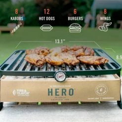 Best deal 🔔 Fire & Flavor Grills Hero Black Charcoal Grill ❤️ -Deals Grills & Outdoor Cooking Store 42131454