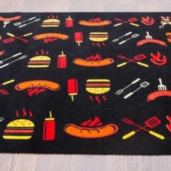 Cheap 💯 Doortex Grilling Tools & Accessories Doortex BBQ Mat Vinyl Rectangular Multi-colored Grill Mat ❤️ -Deals Grills & Outdoor Cooking Store 42460121