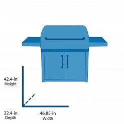 Deals 🤩 Blue Rhino Grills Black and Silver/Porcelain and Stainless Steel 3-Burner Liquid Propane Gas Grill 👏 -Deals Grills & Outdoor Cooking Store 42473449 scaled