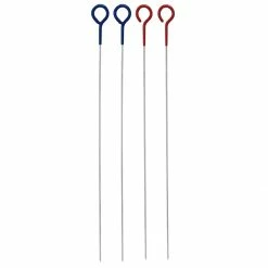 New 🛒 Mr. Bar-B-Q Grilling Tools & Accessories 4-Pack Steel Skewer 💯