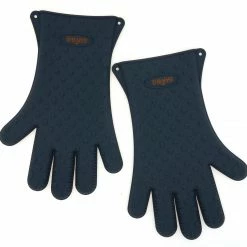 New 🔔 Mr. Bar-B-Q Grilling Tools & Accessories Gray Silicone Grill Gloves 😍