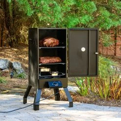 Buy 🤩 Masterbuilt Smokers Analog 354-Sq in Black Electric Smoker 🔥 -Deals Grills & Outdoor Cooking Store 42576844 scaled
