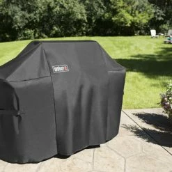 Cheap 🌟 Weber Grilling Tools & Accessories 26.8-in W x 47-in H Black Gas Grill Cover 😀 -Deals Grills & Outdoor Cooking Store 42700180