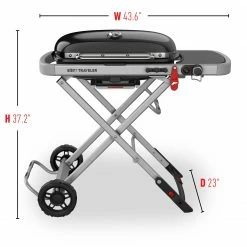 Outlet ❤️ Weber Grills Traveler Portable Gas Grill 🔔 -Deals Grills & Outdoor Cooking Store 42720723