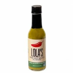 Budget ๐ Lola's Fine Hot Sauce Grilling Tools & Accessories 5-oz Green Jalapeno and Serrano Hot Sauce ๐