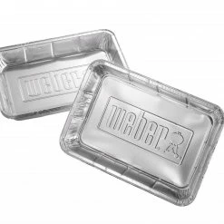 Cheap ❤️ Weber Grilling Tools & Accessories 10-Pack 13.125-in L x 9.125-in W Disposable Aluminum Foil Grill Drip Pan 😍 -Deals Grills & Outdoor Cooking Store 42733931 scaled