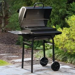 Top 10 🔥 Char-Griller Grills 23-in W Black Barrel Charcoal Grill 🌟 -Deals Grills & Outdoor Cooking Store 43063351