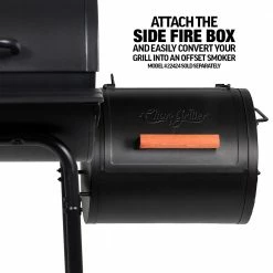 Top 10 🔥 Char-Griller Grills 23-in W Black Barrel Charcoal Grill 🌟 -Deals Grills & Outdoor Cooking Store 43064318