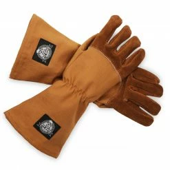 Buy 🎉 Pit Boss Grilling Tools & Accessories Brown Leather Grill Gloves 😀
