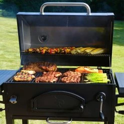 Best Pirce ✔️ Char-Griller Grills Legacy 33-in W Black Charcoal Grill 👍 -Deals Grills & Outdoor Cooking Store 43242784