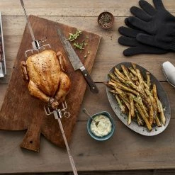 Cheap 👍 Weber Grilling Tools & Accessories 42.1-in Stainless Steel Grill Rotisserie ⭐ -Deals Grills & Outdoor Cooking Store 43251815 scaled