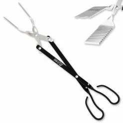 Coupon ๐ฅ BBQ Croc Grilling Tools & Accessories 3 in 1 barbecue tool, 21 in. Black Aluminum Scissor-style Tongs โค๏ธ