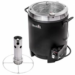 Promo ✨ Char-Broil Turkey Fryers, Cookers, & Pots Big Easy 0-Gallon 20-lb Cylinder Piezo Ignition Oil-less Gas Turkey Fryer ❤️