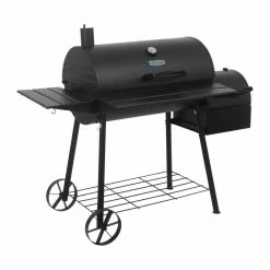 Discount 🌟 King-Griller Grills Smokin' Ace 30-in W Black Barrel Charcoal Grill 🎁 -Deals Grills & Outdoor Cooking Store 43457010