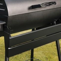 Discount 🌟 King-Griller Grills Smokin' Ace 30-in W Black Barrel Charcoal Grill 🎁 -Deals Grills & Outdoor Cooking Store 43457015