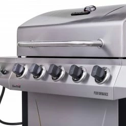Cheap ⭐ Char-Broil Grills Performance Silver 5-Burner Liquid Propane Gas Grill with 1 Side Burner 😀 -Deals Grills & Outdoor Cooking Store 43462969 scaled