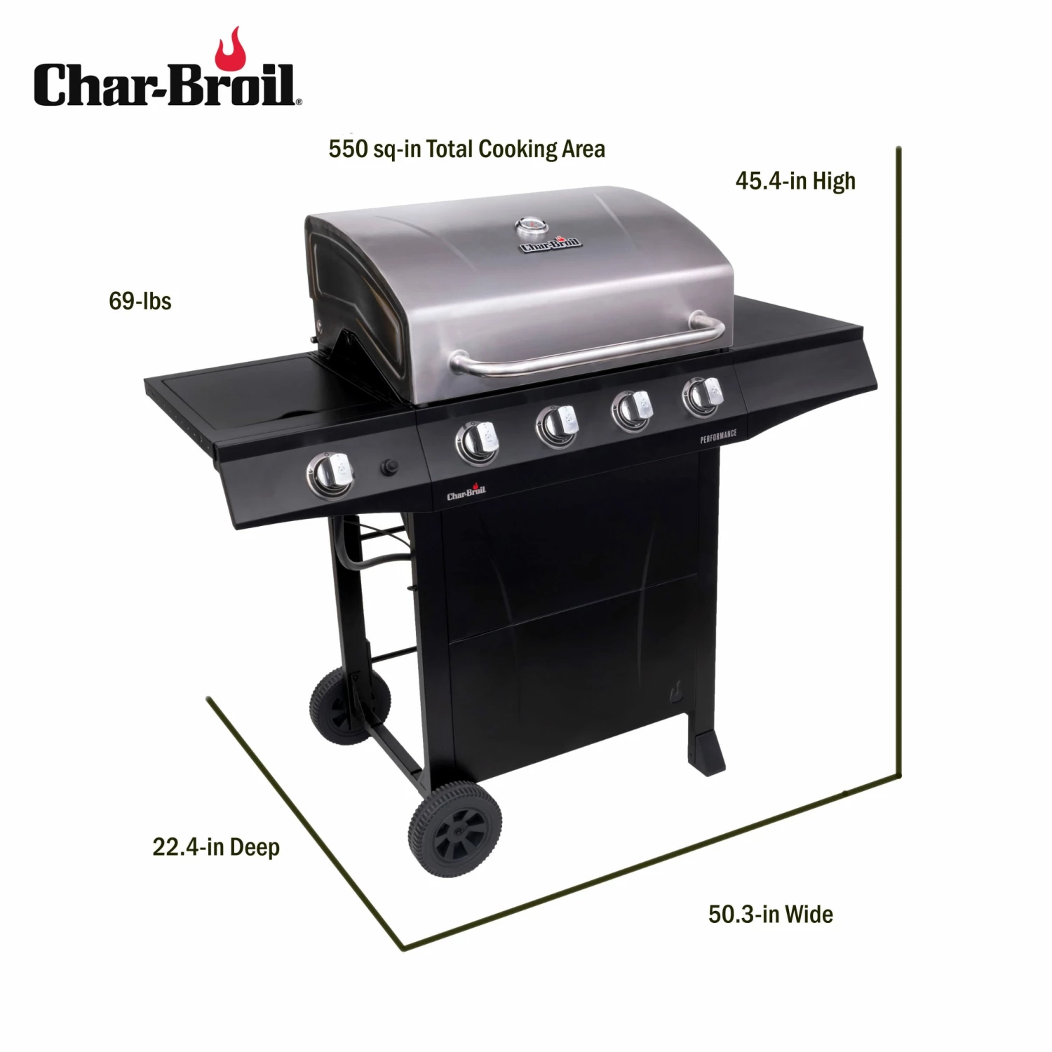 Coupon ๐ฏ Char-Broil Grills Performance Black 4-Burner Liquid Propane Gas Grill with 1 Side Burner ๐ 19 Coupon ๐ฏ Char-Broil Grills Performance Black 4-Burner Liquid Propane Gas Grill with 1 Side Burner ๐ - Image 19