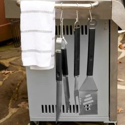 Deals 🔥 Blue Rhino Grilling Tools & Accessories Stainless Steel Tool Set 👍 -Deals Grills & Outdoor Cooking Store 43537670