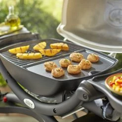 Promo 🔥 Weber Grill Replacement Parts Q Griddle 12.55-in x 8.63-in Rectangle Porcelain-coated Cast Iron Grilling Grate 👏 -Deals Grills & Outdoor Cooking Store 43574485 scaled