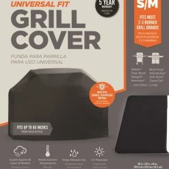 Coupon 🧨 Universal Grilling Tools & Accessories 20-in W x 45-in H Black Fits Most Cover 😍