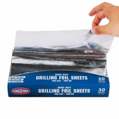 Flash Sale 🔥 Kingsford Grilling Tools & Accessories 50-Pack Aluminum Foil Non-Stick Grill Sheet(S) 🛒 -Deals Grills & Outdoor Cooking Store 43649729 scaled