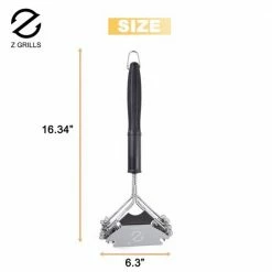 Outlet ⌛ Z GRILLS Grilling Tools & Accessories Plastic 16.3-in Grill Brush 😀 -Deals Grills & Outdoor Cooking Store 44003797