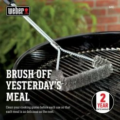 Wholesale 🎉 Weber Grilling Tools & Accessories Plastic 21.8-in Grill Brush ❤️ -Deals Grills & Outdoor Cooking Store 44014982