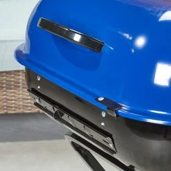 Outlet 🔔 Americana Grills 21.25-in W Ocean Blue Kettle Charcoal Grill ⌛ -Deals Grills & Outdoor Cooking Store 44018193