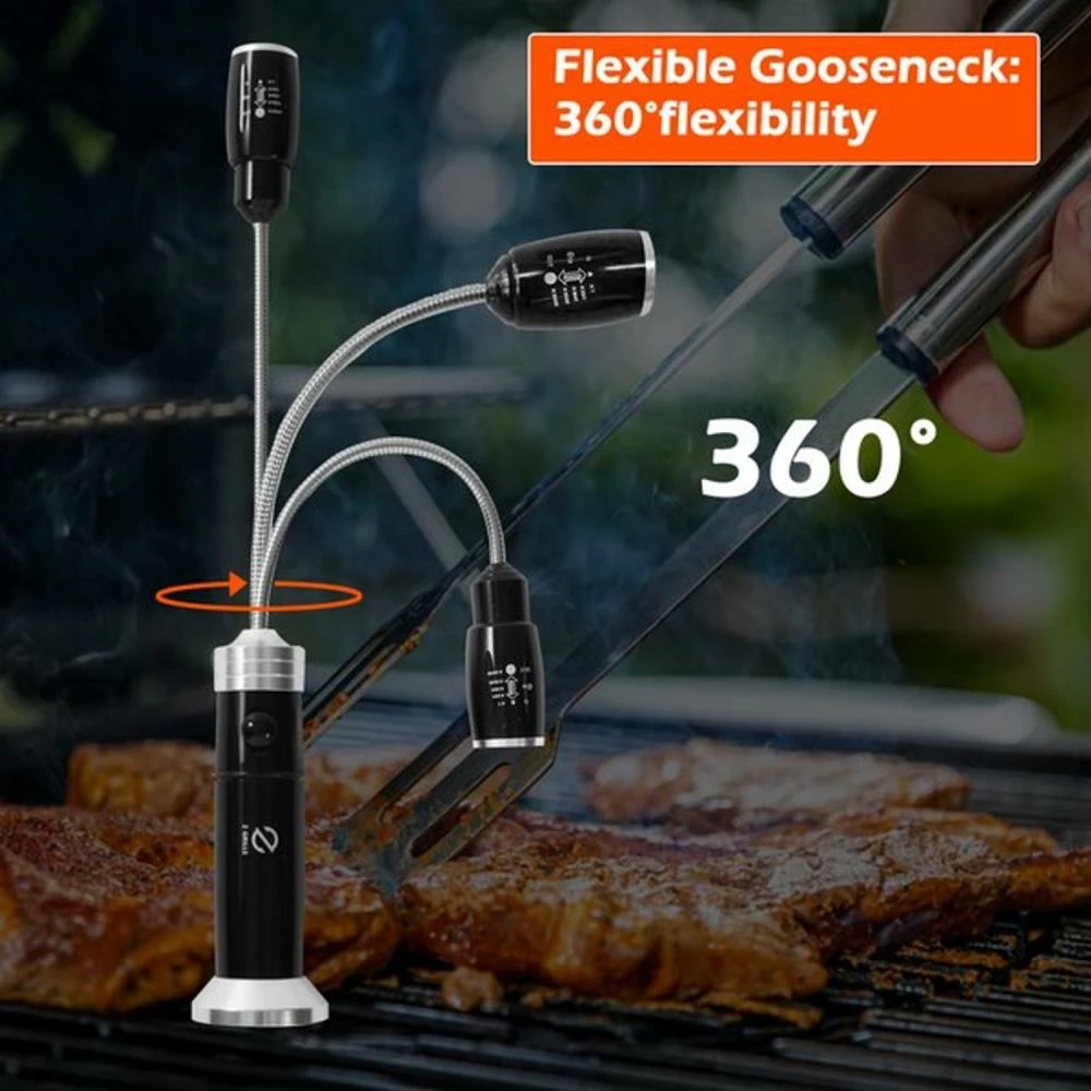Budget ❤️ Z GRILLS Grilling Tools & Accessories BBQ Grill LED Light Outdoor Bright Lamp Magnetic Base with Case 2PCS 🧨 3 Budget ❤️ Z GRILLS Grilling Tools & Accessories BBQ Grill LED Light Outdoor Bright Lamp Magnetic Base with Case 2PCS 🧨 - Image 3