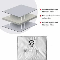 Discount ๐งจ Z GRILLS Grilling Tools & Accessories 600 44-in W x 22.5-in H Silver Charcoal Grill Cover ๐ 9 Discount ๐งจ Z GRILLS Grilling Tools & Accessories 600 44-in W x 22.5-in H Silver Charcoal Grill Cover ๐ -Deals Grills & Outdoor Cooking Store 44128078