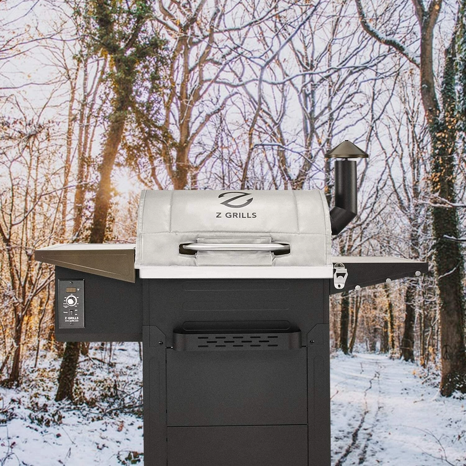 Discount ๐งจ Z GRILLS Grilling Tools & Accessories 600 44-in W x 22.5-in H Silver Charcoal Grill Cover ๐ 7 Discount ๐งจ Z GRILLS Grilling Tools & Accessories 600 44-in W x 22.5-in H Silver Charcoal Grill Cover ๐ - Image 7