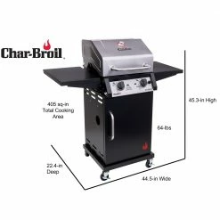 Top 10 🤩 Char-Broil Grills Black and Stainless 2-Burner Liquid Propane Infrared Gas Grill 🎉 -Deals Grills & Outdoor Cooking Store 44138200