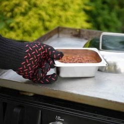 New ✨ Blue Rhino Grilling Tools & Accessories Black and Red Aramid Fiber Fire-retardant Grill Gloves ⌛ -Deals Grills & Outdoor Cooking Store 44373086