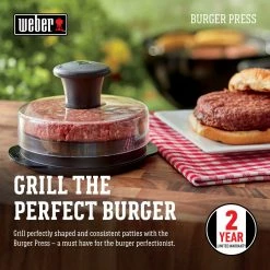 Budget 🤩 Weber Grilling Tools & Accessories Plastic Burger Press 🤩 -Deals Grills & Outdoor Cooking Store 44419184