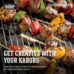 Flash Sale ✔️ Weber Grilling Tools & Accessories 25-Pack Bamboo Skewer 👍 -Deals Grills & Outdoor Cooking Store 44419330