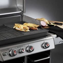 Deals 😍 Weber Grill Replacement Parts 17.4-in x 12.1-in Rectangle Porcelain-coated Cast Iron Grilling Grate 🎁 -Deals Grills & Outdoor Cooking Store 44439037 scaled