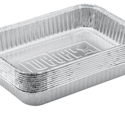 Promo 💯 Weber Grilling Tools & Accessories 10-Pack 8.6-in L x 6-in W Disposable Aluminum Foil Grill Drip Pan 🎁 -Deals Grills & Outdoor Cooking Store 44493838