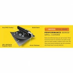 Deals 🎁 Char-Broil Grilling Tools & Accessories Performance 32-in W x 40-in H Black Gas Grill Cover 🧨 -Deals Grills & Outdoor Cooking Store 44870573