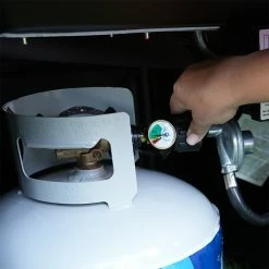 Flash Sale 💯 Blue Rhino Grilling Fuels Brass Propane Fuel Level 🎉 -Deals Grills & Outdoor Cooking Store 44911315